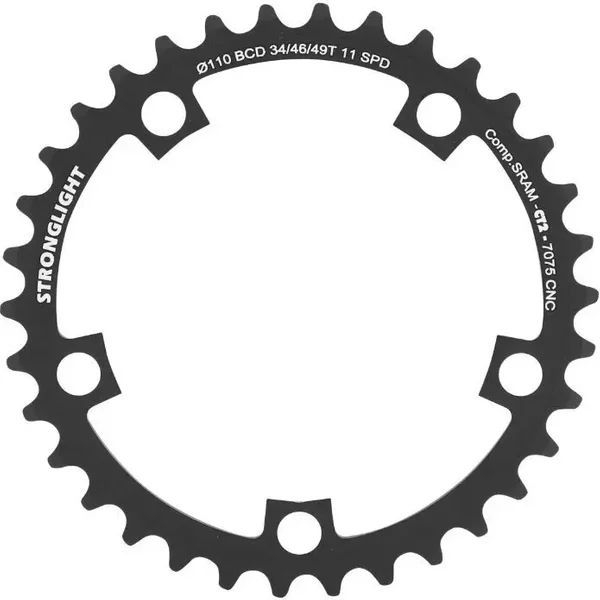 Plateau Route 5 Branches IntéRieur Stronglight Ct2 Sram Red-Force-Rival-image