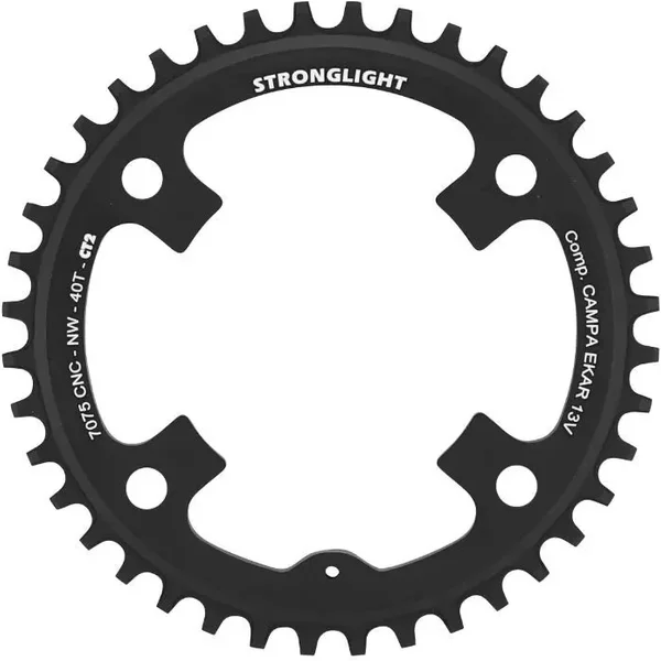 Plateau Gravel 4 Branches Stronglight Campagnolo Ekar Ct2 40Dts Mono 13V.-image