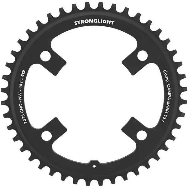 Plateau Gravel 4 Branches Stronglight Campagnolo Ekar Ct2 Mono-image