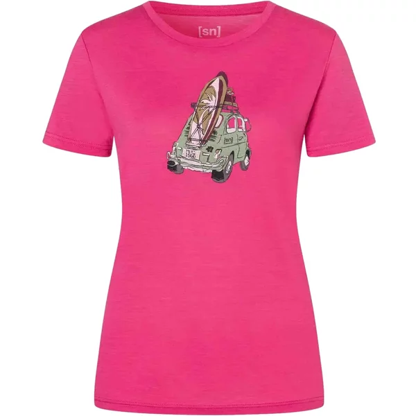 Damen T-Shirt Super.Natural Surfcar-image