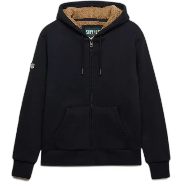 Borg-Futtered Kapuzen-Sweatshirt Mit ReißVerschluss Superdry-image