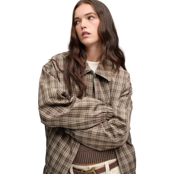 Karierte Damenjacke Superdry-image
