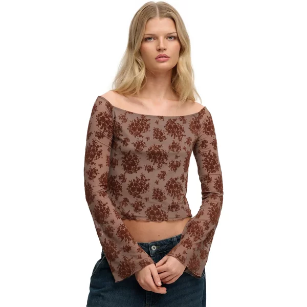 Langarmshirt Aus Fleece FüR Damen Superdry-image