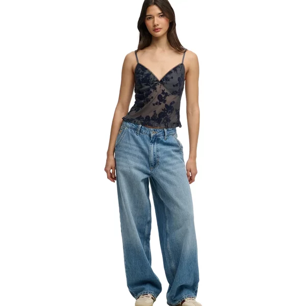 Damen Mesh-Top Mit Florprint Superdry-image