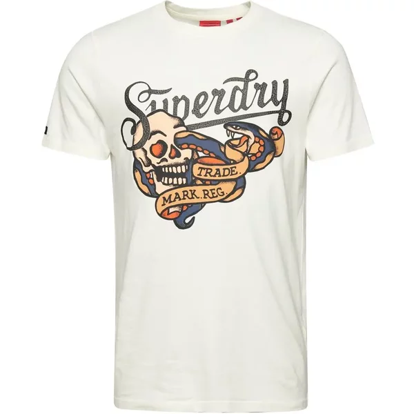 T-Shirt Superdry Tattoo Script Graphic-image