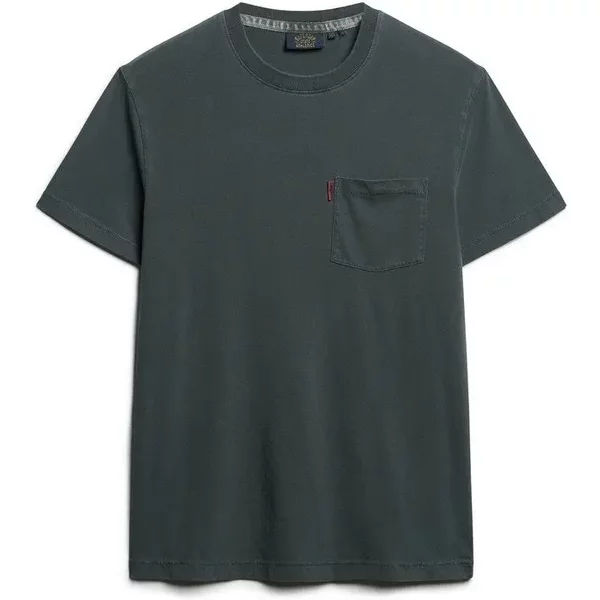 Ausgewaschenes T-Shirt Mit Tasche Superdry Essential-image