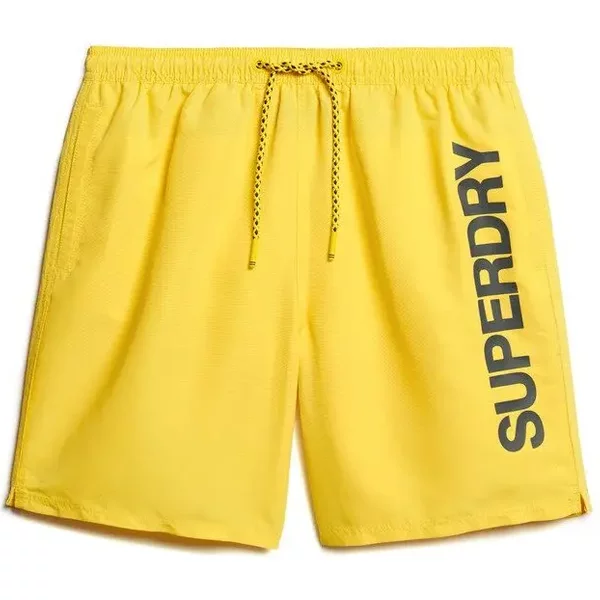 Recycelte Badeshorts Mit Muster LäNge Superdry-image