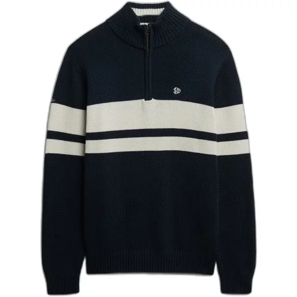 Gestreifter Baumwoll-Pullover FüR Lastwagenfahrer Superdry-image