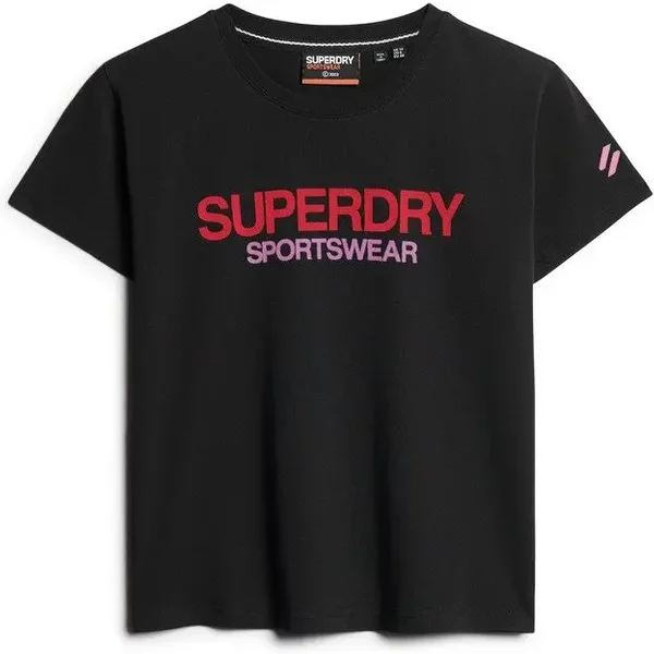 Damen T-Shirt Mit Logo In Taillierter Form Superdry-image