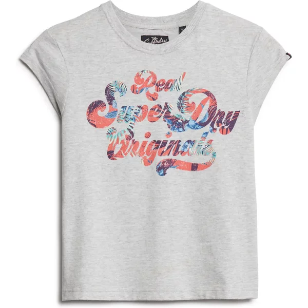 T-Shirt Mit ÄRmeln Und Blumenaufdruck Frau Superdry-image