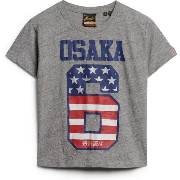 T-Shirt Mit Flagge, Frau Superdry 90& Osaka 6-image