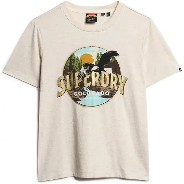 LäSsiges T-Shirt, Damen Superdry Travel Souvenir-image