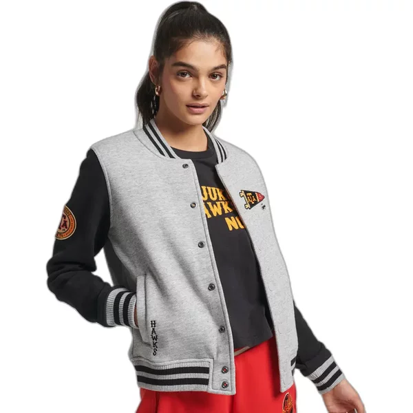 Damenjacke Superdry Vintage Collegiate Baseball-image