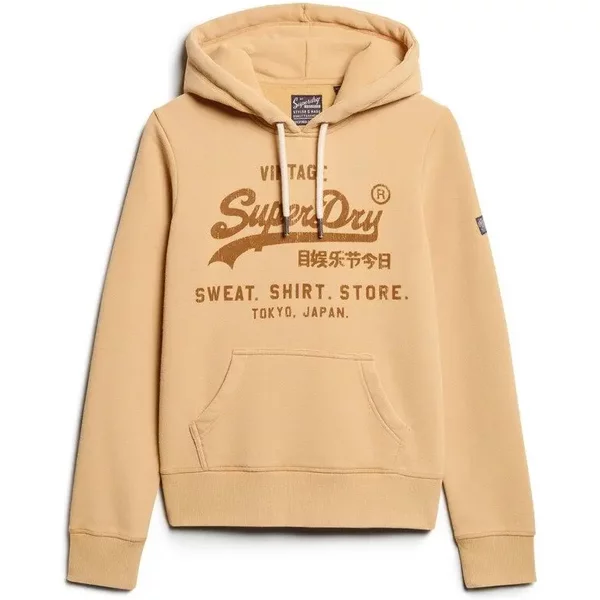 Klassischer Hoodie Mit Samtmuster FüR Frauen Superdry-image