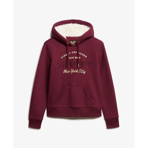 Hoodie Und Metallic-Logo, Damen Superdry Luxe-image