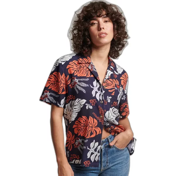 Damenhemd Superdry Vintage Beach Resort-image
