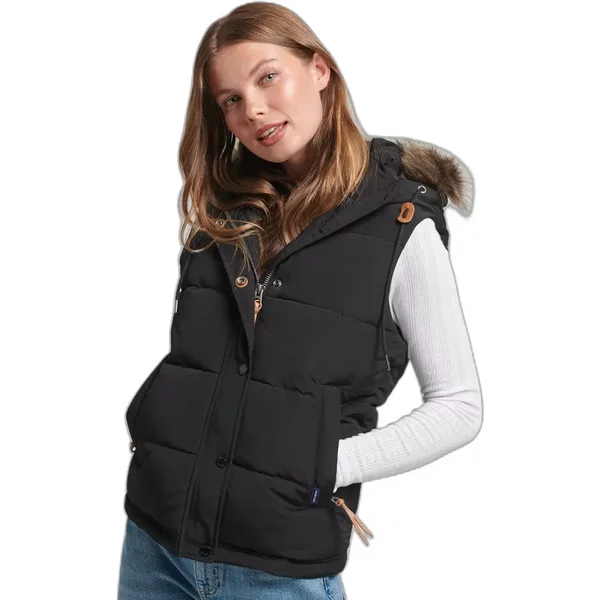 ÄRmellose Daunenjacke Frau Superdry Everest-image