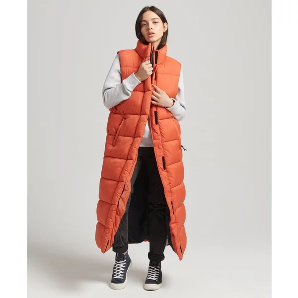 ÄRmellose Daunenjacke Frau Superdry Ripstop-image