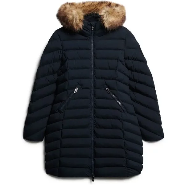 Daunenjacke Mid Damen Superdry Fuji Faux Fur-image