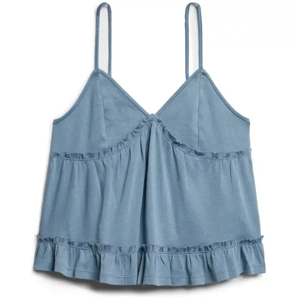 Damen Jerseytop Mit RüSchen Superdry-image