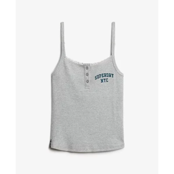 Eingesticktes TräGershirt Mit KnöPfen FüR Frauen Superdry Athletic Essentials-image
