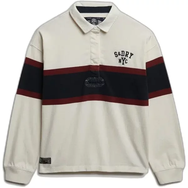 Langarm-Gestreiftes Poloshirt FüR Damen Superdry Heritage-image