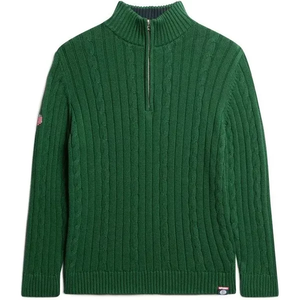 Damen Rugby-Pullover Mit Stehkragen Aus Strick Superdry-image