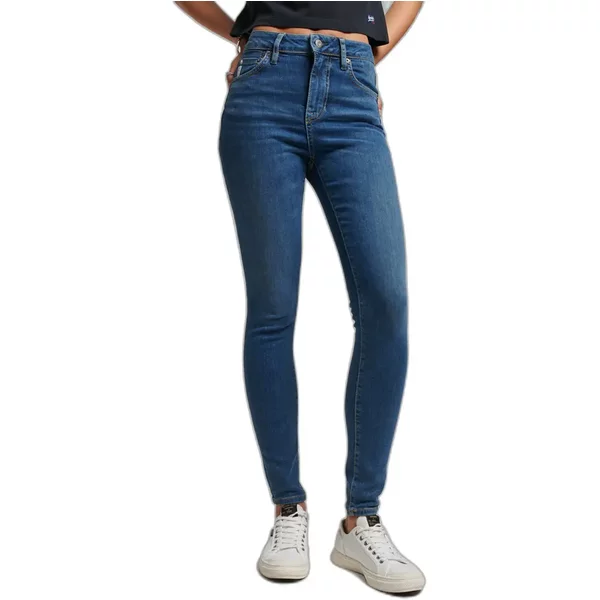 Skinny Jeans Mit Hoher Taille Damen Superdry Vintage-image
