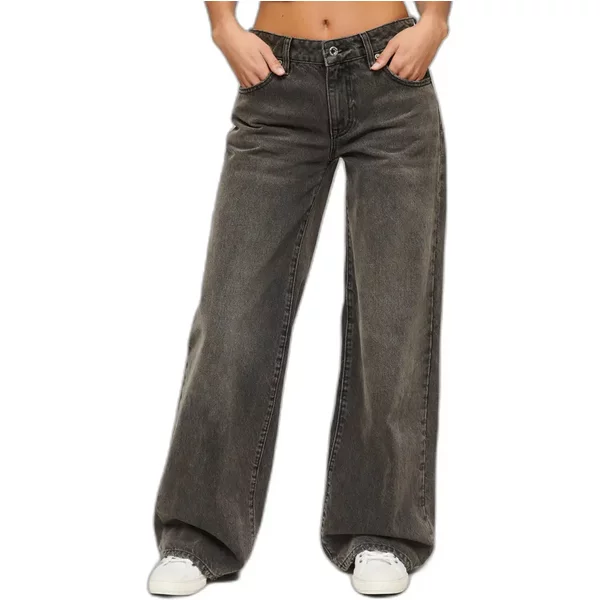 Jeans Breite Bio-Baumwolle Damen Superdry-image