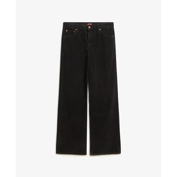 Hochtaillierte Weite Frauencordhose Superdry-image