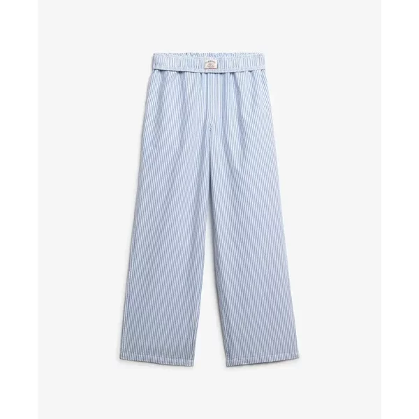 Damen Baumwoll-Streifen-Hose Mit Gummibund Superdry-image