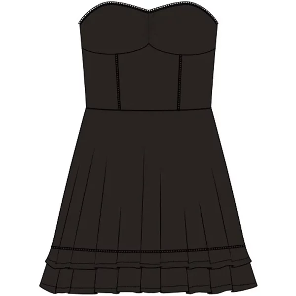 BustierföRmiges Minikleid Aus Spitze Geist Der 50Er Jahre Frau Superdry-image