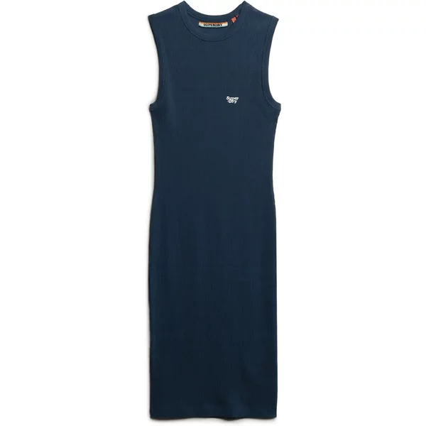 Eng Anliegendes, Halblanges, Geripptes Kleid, Damen Superdry-image