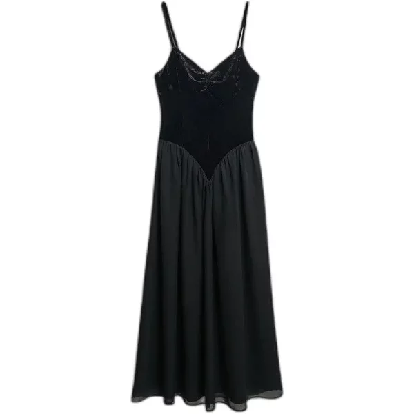 Damen Midikleid Mit Korsett Aus Samt Superdry-image