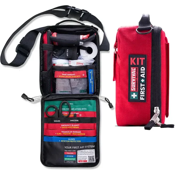 Kit de primeros auxilios portátil Survival First Aid Kit