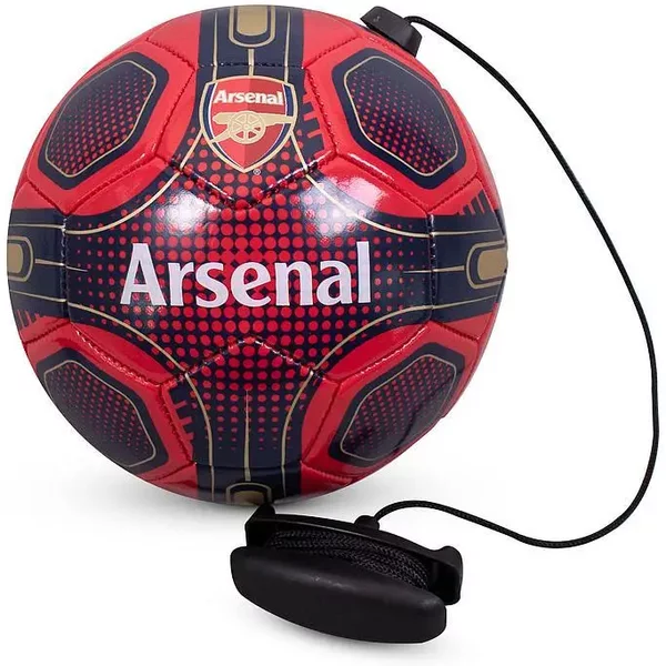 Pallone Calcio Con Cavo Elastico E Supporto Per Le Mani Team Merchandise Skills Trainer-image