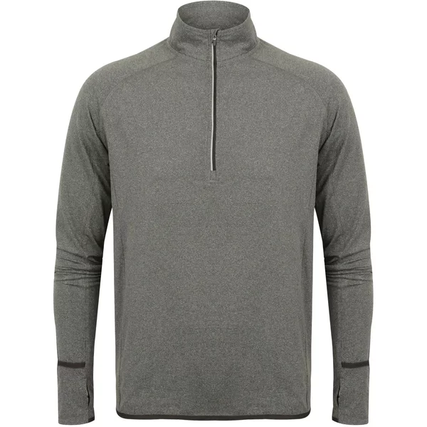 Langarmshirt 1/4 Zip Tombo