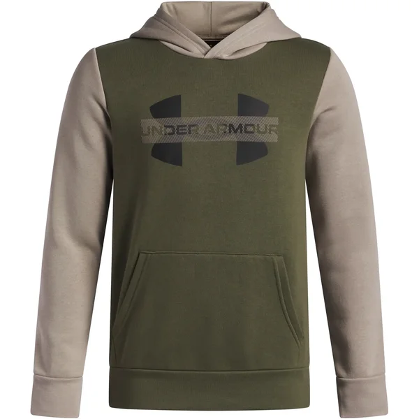 Sudadera con capucha infantil Under Armour Rival Colorblock Graphic