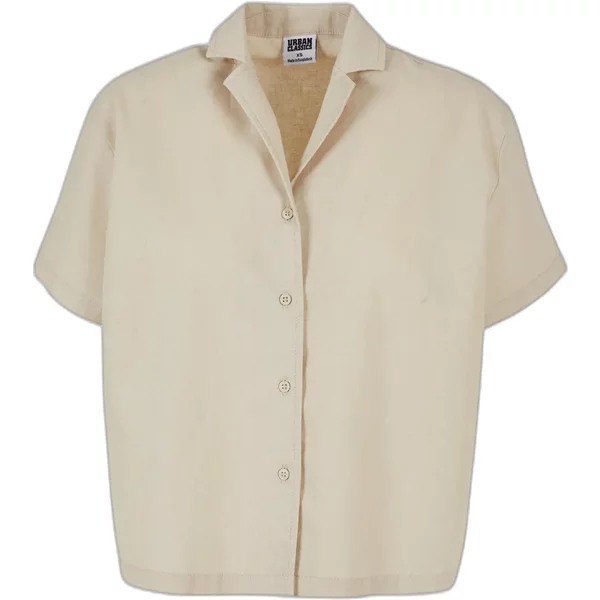 Chemise VilléGiature Mixte Lin Grandes Tailles Femme Urban Classics-image