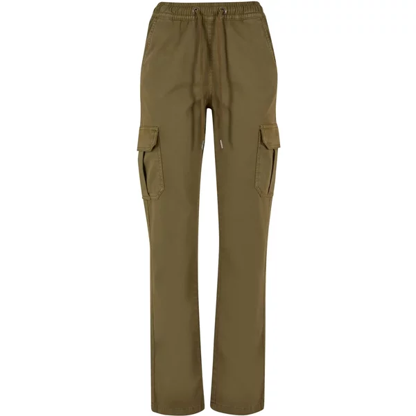 Cargohose Mit Hoher Taille, Damen Urban Classics Twill-image