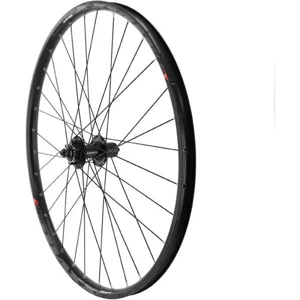 Roue ArrièRe Moyeu 6 Trous Compatible Jante 32 Rayons Velox Maxx 25 Disc Tubeless Ready Shimano M475 11-10-9V. - All Terrain - 25C 32-image