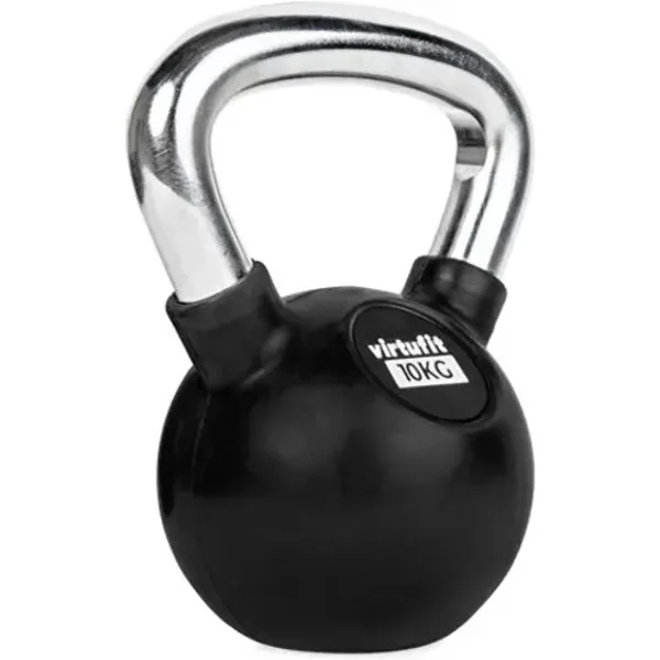 Kettlebell de caucho/cromo VirtuFit
