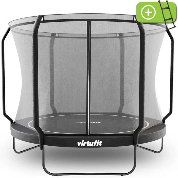 Trampolín de fitness con red de seguridad VirtuFit Premium