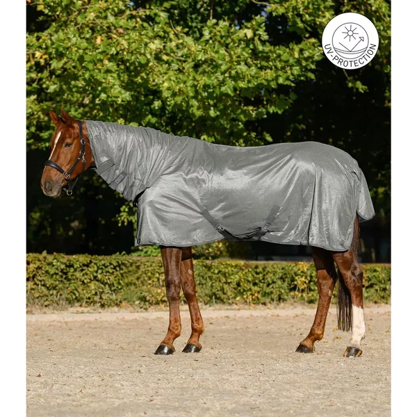 Couverture Anti-Mouches Pour Cheval Avec Encolure Waldhausen Flycontrol-image