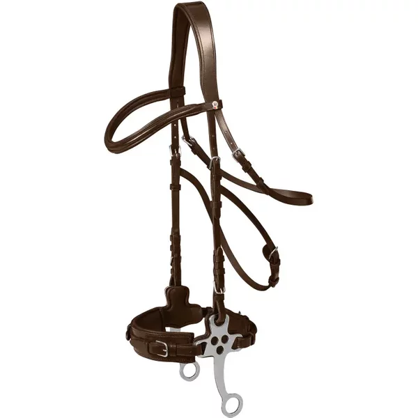 Bridon éQuitation Pour Cheval Waldhausen X-Line Hackamore-image