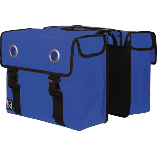 Sacoche Porte-Bagage Double En Toile Enduite Willex 52 L-image