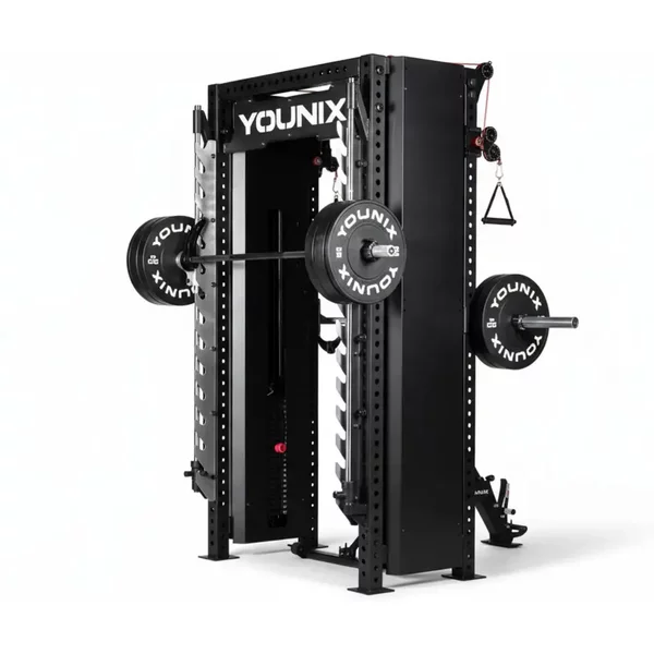 Appareil De Musculation Younix Cable Rack Smith-image