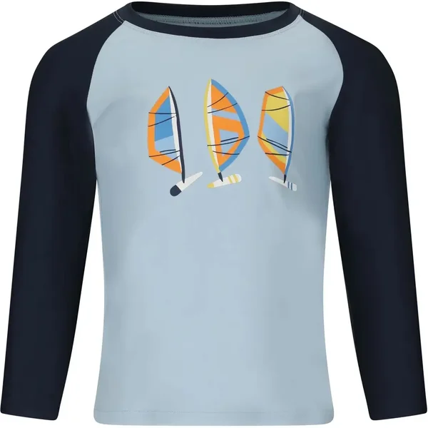 T-shirt da bagno maniche lunghe bambino Zigzag Lassu Uva