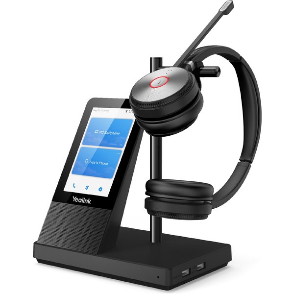 Yealink WH66 UC DECT Workstation Wireless Dual Headset (EU Power Adapter)
