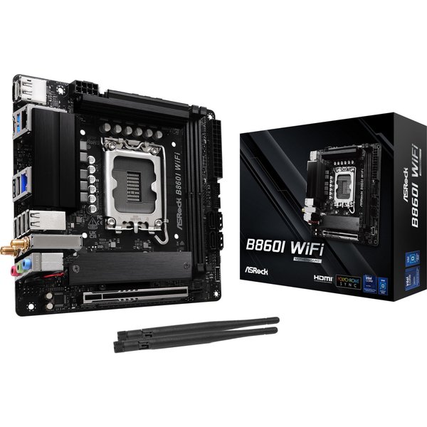 Asrock B860I WIFI Intel B860 DDR5 Mini-ITX LGA 1851 Motherboard